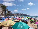 Benidorm, Playa de Levante, 20.08.2024