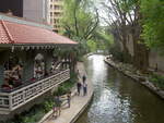 San Antonio, Cafe und Fussweg am Riverwalk (17.03.2007)