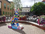 Luton, Skulptur in der George Street (11.09.2024)