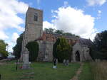 Hopton, Pfarrkirche All Saints, erbaut im 13.