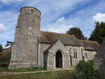 Beyton, Pfarrkirche All Saints, Rundturmkirche erbaut im 14.