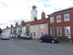 Southwold, Huser und Leuchtturm am St.