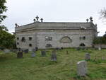 West Wycombe, Dashwood Mausoleum, erbaut 1765 aus Portlandstein und Feuerstein (09.09.2024)