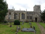 Hillesden, Pfarrkirche All Saints, erbaut ab 1493, restauriert von 1874 bis 1875 durch den Architekten George Gilbert Scott (10.09.2024)