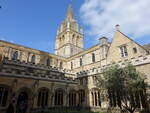 Oxford, Christ Church Cathedral, erbaut ab  1170 als Augustiner-Chorherren-Stiftskirche (09.09.2024)