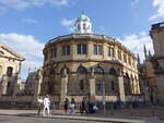 Oxford, Sheldonian Theater, erbaut 1669 durch den Architekten Christopher Wren (09.09.2024)