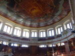 Oxford, Innenraum des Sheldonian Theater, Deckengemlde von Robert Streater (09.09.2024)