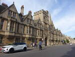 Oxford, Brasenose College in der High Street, gegrndet 1509 (09.09.2024)