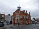 Thame, Rathaus in der High Street, erbaut ab 1509, neu erbaut 1887 durch Henry James Tollit (10.09.2024)