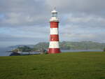 Plymouth, Smeatons Leuchtturm an der Hoe Promenade (16.05.2024)
