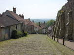 Shaftesbury, treppenartige Steile Gold Hill Strae (11.05.2024)