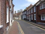 Poole, historische Huser in der Market Street (12.05.2024)