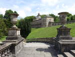 Bath, Ausblick auf den rechten Seitenflgel des Prior Park College (17.05.2024)