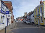 Devizes, historische Gebude in der Monday Market Street (17.05.2024)