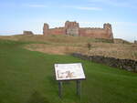 Tantallon Castle, Burgruine stlich von North Berwick, erbaut ab 1358 (13.02.2008)