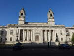 Cardiff, Crown Court im Cathays Park, erbaut von 1901 bis 1904 (27.04.2025)