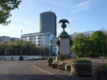 Cardiff, Denkmal an der King Edward VII.