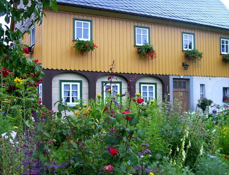 Umgebindehaus im Zittauer Gebirge, 2004