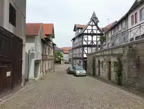 Sontra, Fachwerkh�user in der Kirchgasse (03.06.2022)