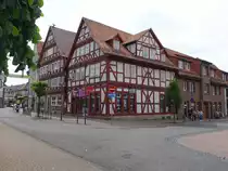 Sontra, Fachwerkh�user in der Rosengasse (03.06.2022)