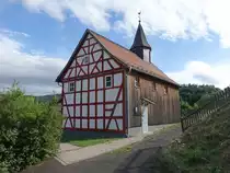 Bergfreiheit, evangelische Kirche, Saalbau von 1678 (05.08.2022)