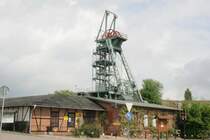 R�rig-Schacht in Wettelrode. Das F�rderger�st aus dem Jahr 1867 ist das �lteste Stahlf�rderger�st in Deutschland.