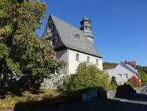 Altenritte, evangelische Heilandskirche in der Ritterstra�e (09.10.2022)