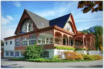 26.10 2015. Die Meierei im Bremer B�rgerpark. Historisches Bauwerk, mit gro�er Geschichte. Heute eines der sch�nsten und gr��ten Restaurants im Park. 