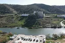 M�RTOLA, 09.02.2022, Blick von der Igreja de Nossa Senhora da Anuncia��o �ber den Rio Guadiana