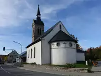 Reichmannsdorf, evangelische Aquilakirche, erbaut 1729 (17.10.2022)