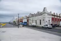 AYAMONTE, 26.02.2022, Blick �ber die Stra�e Muelle de Portugal, die ihr Aussehen in den letzten Jahren stark ver�ndert hat