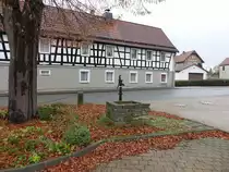 M�rsdorf, Fachwerkhaus in der Kirchgasse (22.10.2022)