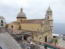 Praiano, Pfarrkirche San Gennaro, erbaut bis 1602 (25.02.2023)