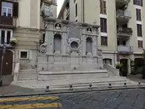 Avellino, Fontana di Bellerofonte, erbaut im 17. Jahrhundert (26.02.2023)