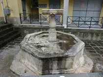 Campagna, Fontana Grimaldina von 1634 in der Via Giudeca (27.02.2023)