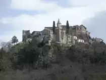 Episcopia, Ausblick auf die Altstadt mit Monastero San Antonio (28.02.2023)