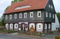 Umgebindehaus in Gro�sch�nau, Zittauer Gebirge, Sommer 2004