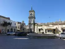 Martano, Torre del Orologio in der Via Roma (03.03.2023)