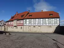 Ingersleben, Rittergut und Heimatmuseum in der Karl Marx Stra�e (25.03.2023)