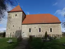 N�gelstedt, evangelische St. Georg Kirche, erbaut im 18. Jahrhundert (25.03.2023)