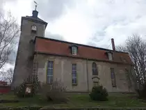 T�ttelst�dt, evangelische Kirche St. Nikolai, erbaut 1725 (25.03.2023)