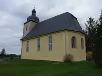 Ellersleben, evangelische St. Elisabeth Kirche, erbaut 1557 (26.03.2023)