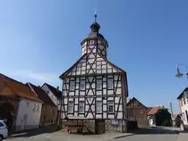 Gro�enehrich, historisches Rathaus in der Kapellstra�e (07.04.2023)