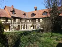 Werningshausen, Klostergeb�ude des Priorat Sankt Wibgerti (07.04.2023)