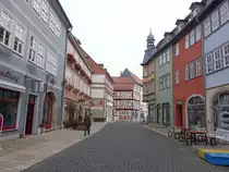 Bad Langensalza, Fachwerkh�user in der M�hlh�user Stra�e (14.11.2022)