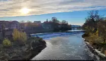 Unteres Weserwehr in Hameln, von der Rattenbr�cke aus gesehen.

🕓 19.11.2022 | 9:33 Uhr