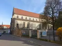 Erfurt, Predigerkirche, ehem. Dominikanerkirche aus dem 13. Jahrhundert (10.04.2023)