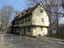 Erfurt, Studentenbursen, ehemalige Internate f�r mittellose Studenten der Universit�t Erfurt (10.04.2023)