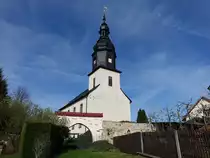 Gertewitz, evangelische Kirche, erbaut 1821 (22.04.2023)