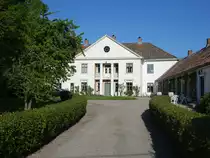 Fredrikstad, Nes Herrgard, erbaut im 17. Jahrhundert, Wiederauf 1827 im Empire Stil (21.05.2023)